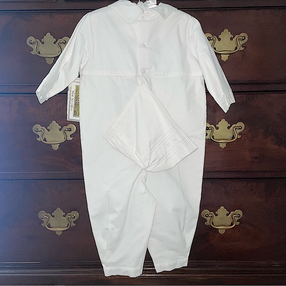 NWT Little Things Mean A Lot White Longalls - Picture 7 of 9